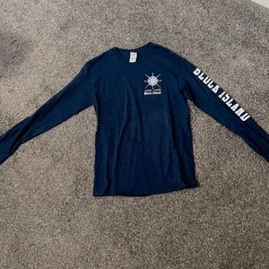 Block Island long sleeve T-shirt